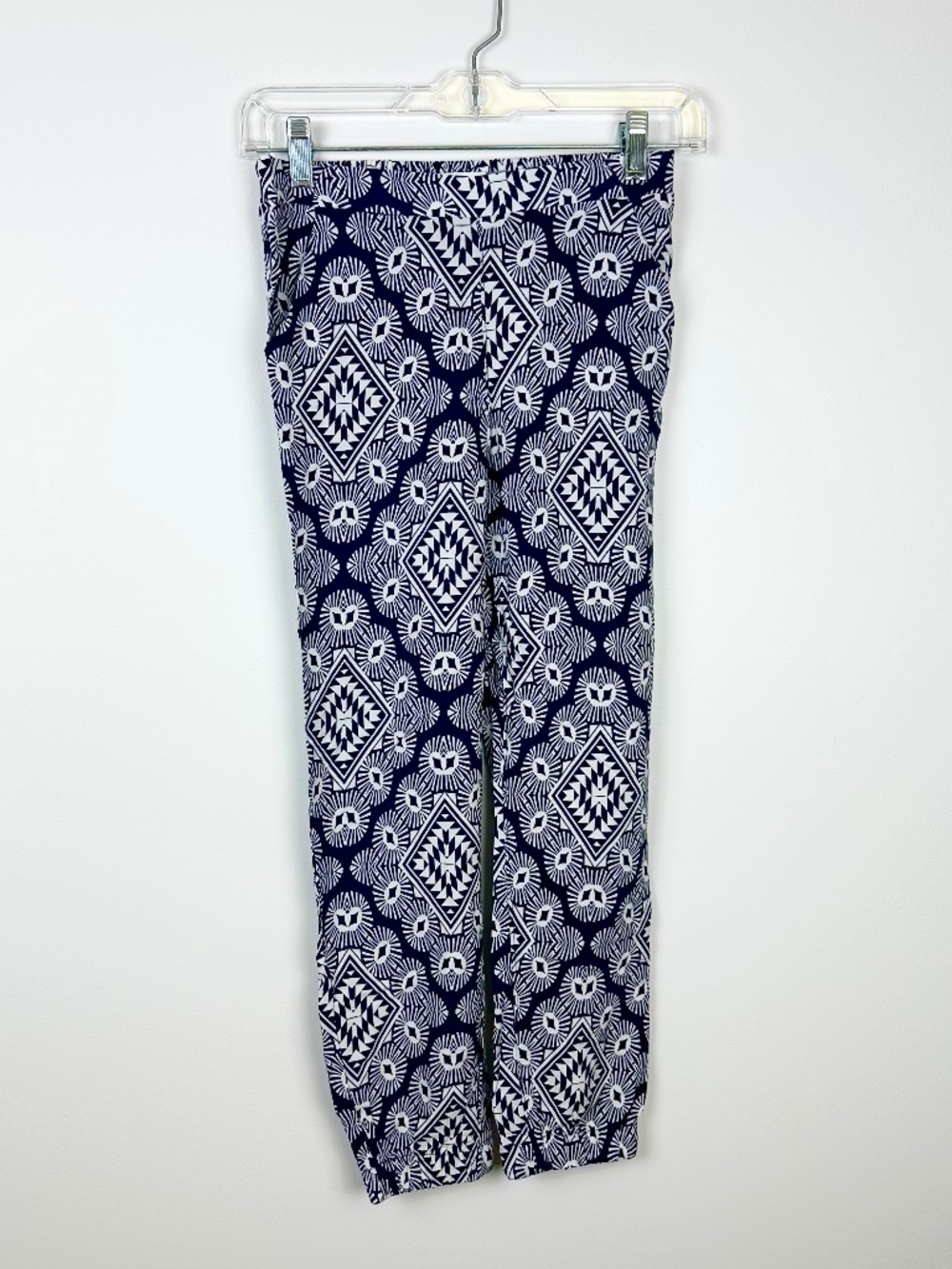 Old Navy Kids 10/12 Loose Ample Diamond Patterned Harem Jogger Pants